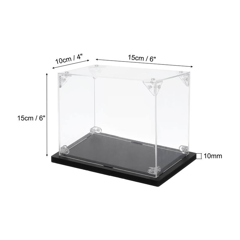 Acrylic Display Case, for Displaying Collectibles, Dolls, Model Car - 4"x6"x6"