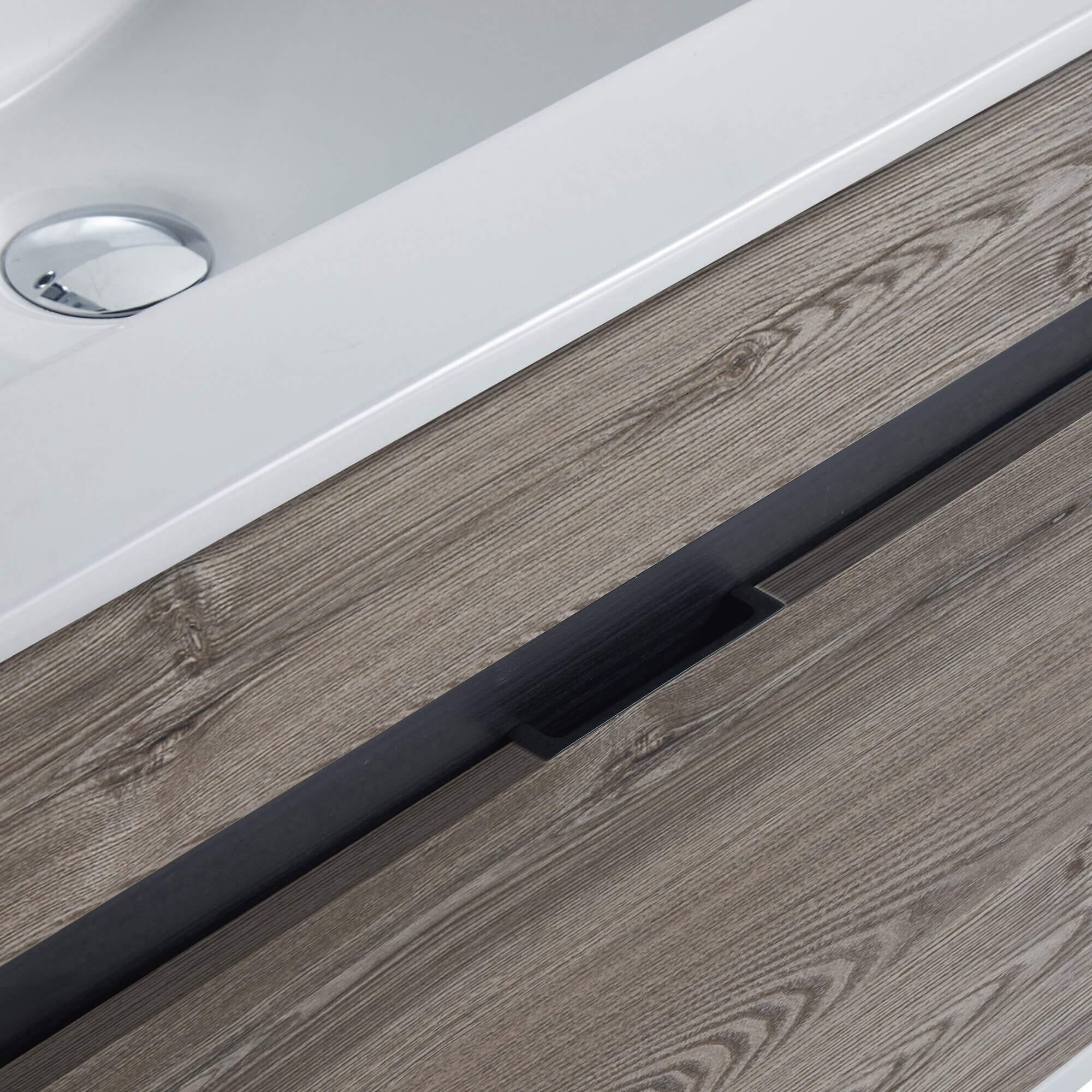 Fine Fixtures - Wall Mount Bathroom Vanity And Sink, Knob - Picture 14 of 29