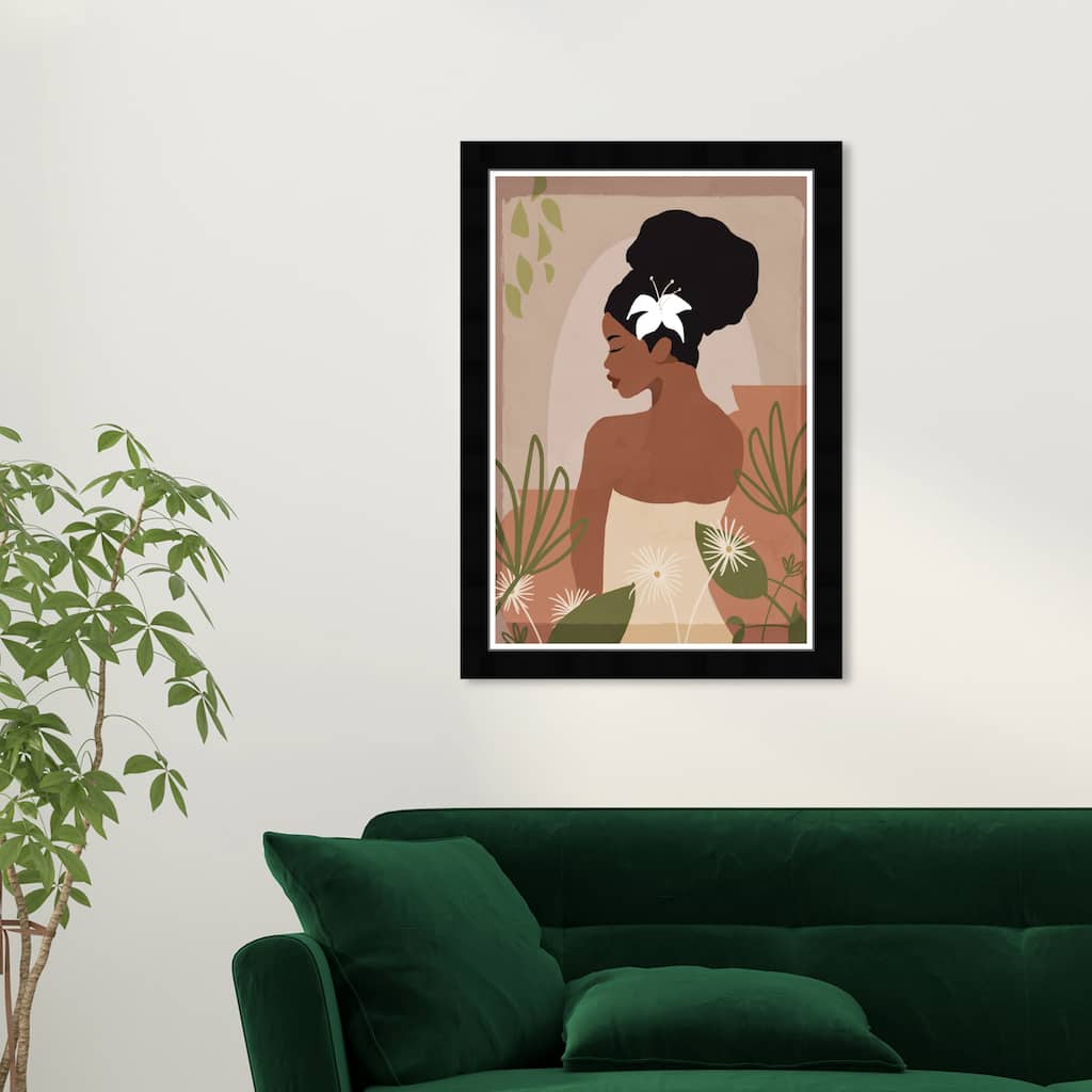 Wynwood Studio Prints Floral and Botanical In Terracotta Dreams Brown and Modern & Contemporary Wall Art Canvas Print