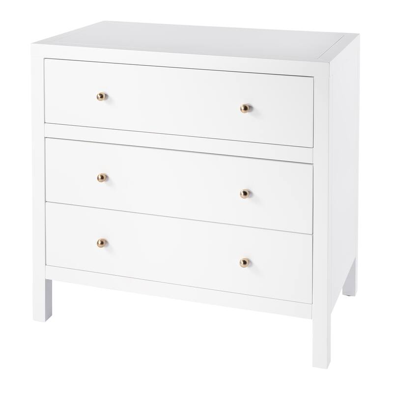 Nora 3-Drawer Wood Dresser