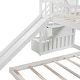 preview thumbnail 8 of 32, Stairway Twin Over Twin Bunk Bed with Slide & Drawers - Contemporary Design