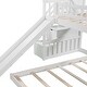 preview thumbnail 24 of 32, Twin over Twin Bunk Bed with Two Drawers and Slide