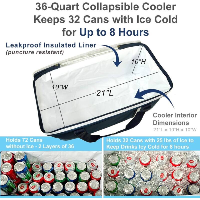 Illinois University Fighting Illini Collapsible Cooler