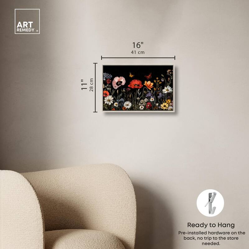 Wildflower Panorama Canvas by Art Remedy