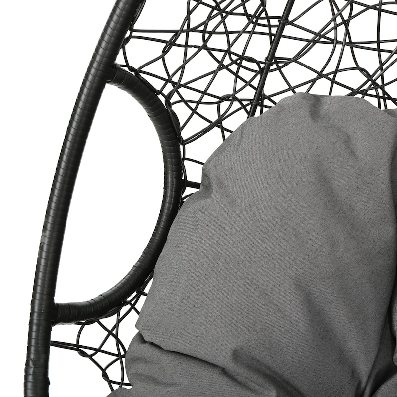 Kyle Wicker Hanging Chair (Stand Not Included) by Christopher Knight Home - 400 lb limit