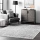 preview thumbnail 2 of 19, Nuloom Vintage Waddell Area Rug 4' x 6' - Grey