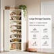 preview thumbnail 19 of 19, 9-Tier Corner Shoe Rack for 40-45 Pairs of Shoes, Freestanding Shoe Cabinet