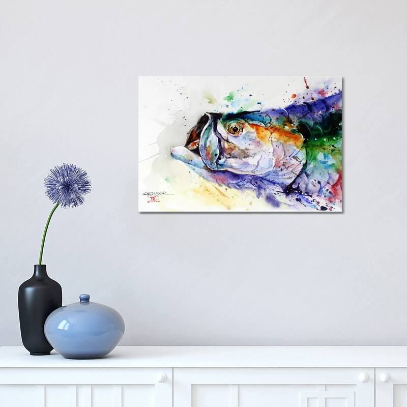 iCanvas "Fish" by Dean Crouser Canvas Print - 12x18x1.5