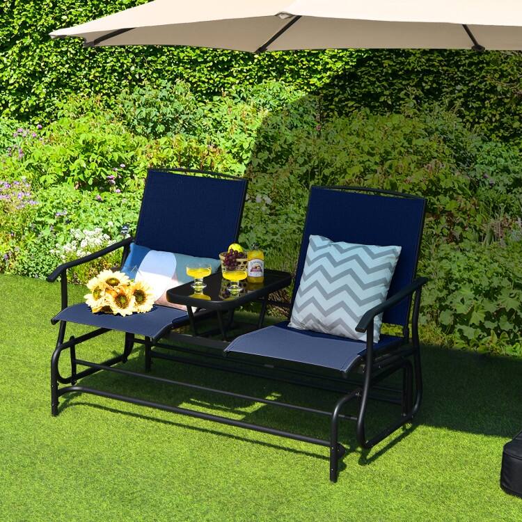 Comfortable 2-Person Loveseat for Patio and Garden - 57" x 28" x 38" (L x W x H)