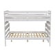 preview thumbnail 26 of 68, Wooden Bunk Bed with Ladder & Guardrails, Solid Wood Low Bunkbeds, can be Convertible into 2 Platform Bedframe