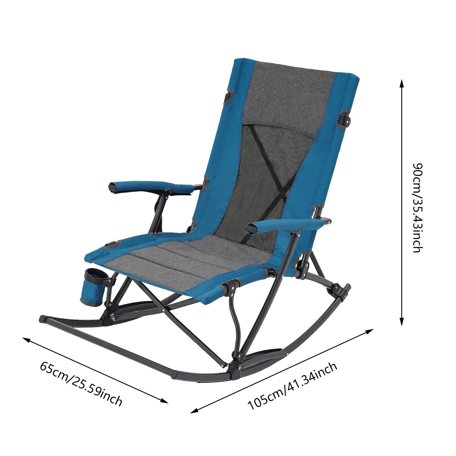 Folding Rocking Camping Chair Foldable Rocking Chair - Bed Bath