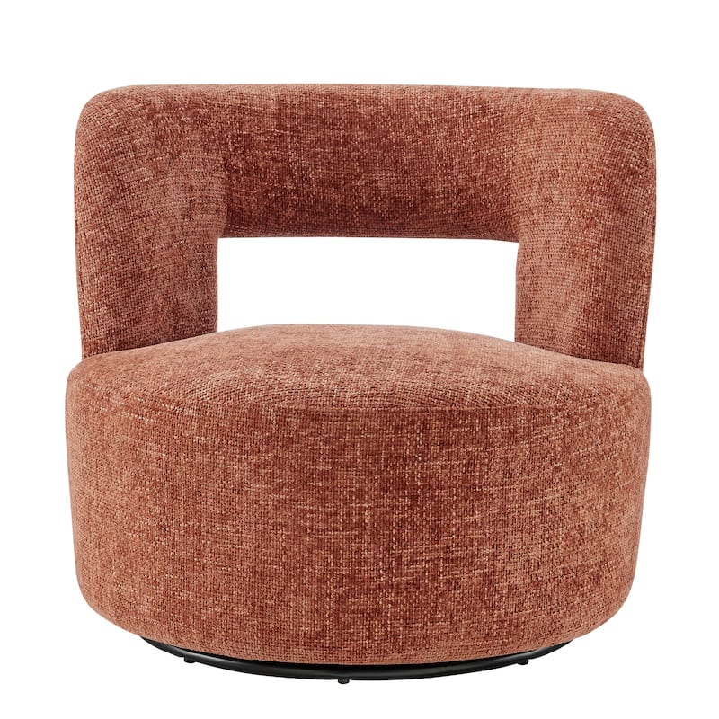 NPD Furniture Jazzlyn Chenille Swivel Accent Chair