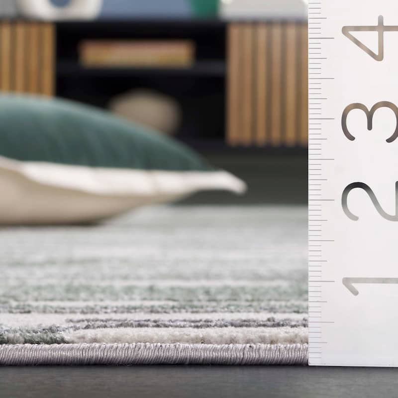 SAFAVIEH Orchard Limor Contemporary Striped Rug - 6'7" Round