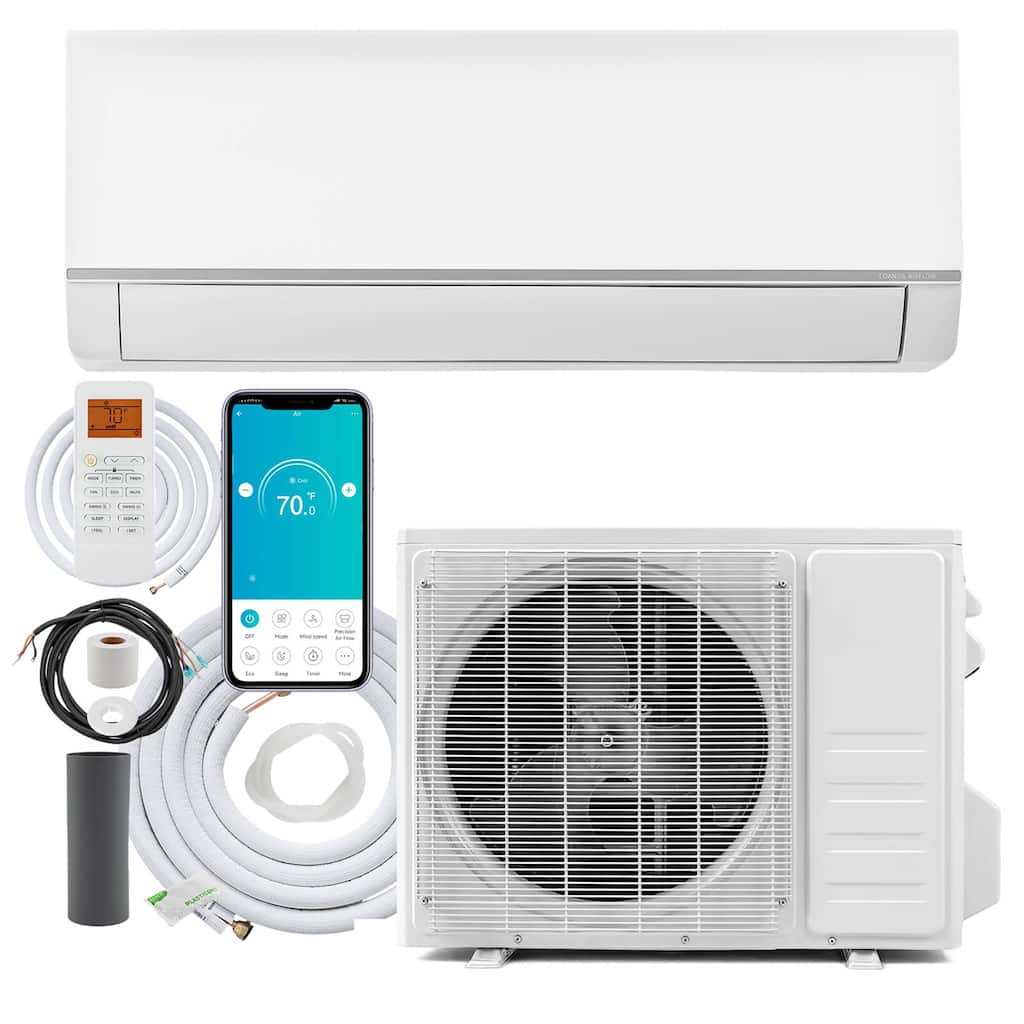 Gymax 18000 BTU Wifi Enabled Mini Split Air Conditioner & Heater