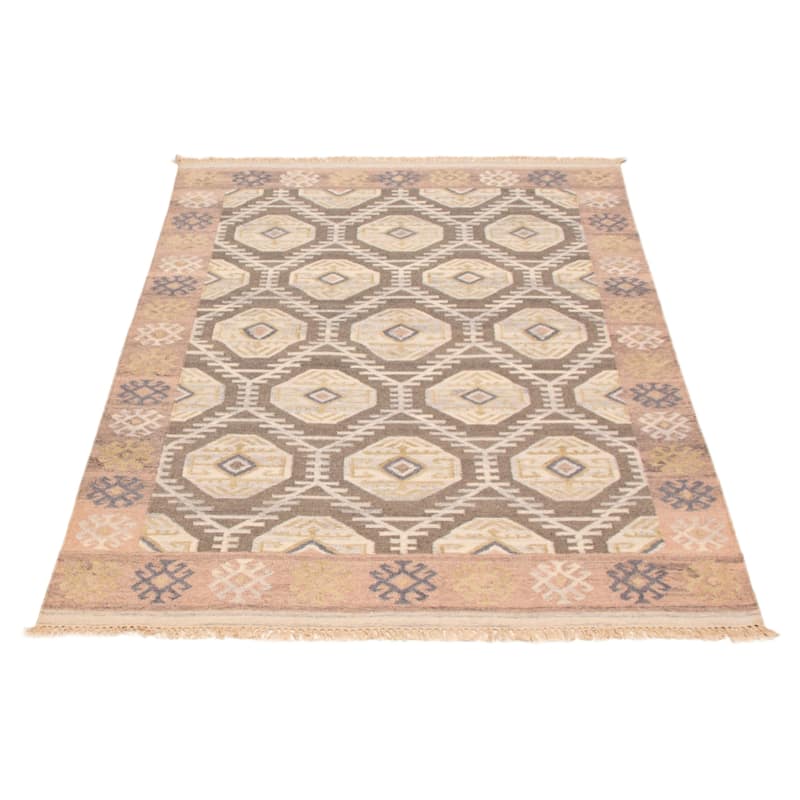Ankara FW Grey Kilim 5'3" x 7'3" - 5'3 x 7'3