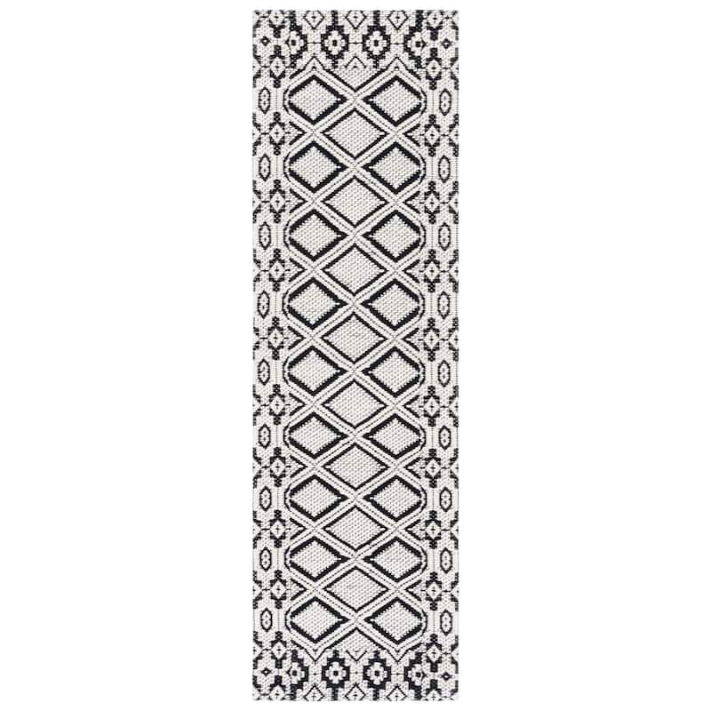 SAFAVIEH Handmade Marbella Hjalmdis Geometric Wool Rug