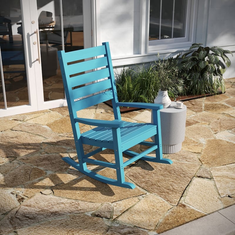Set of 2 Classic Outdoor All-Weather Rocking Chairs