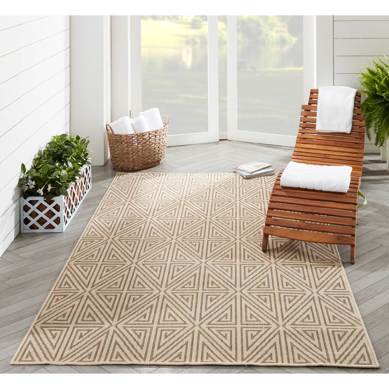 Momeni Baja Diamonds Indoor Outdoor Rug