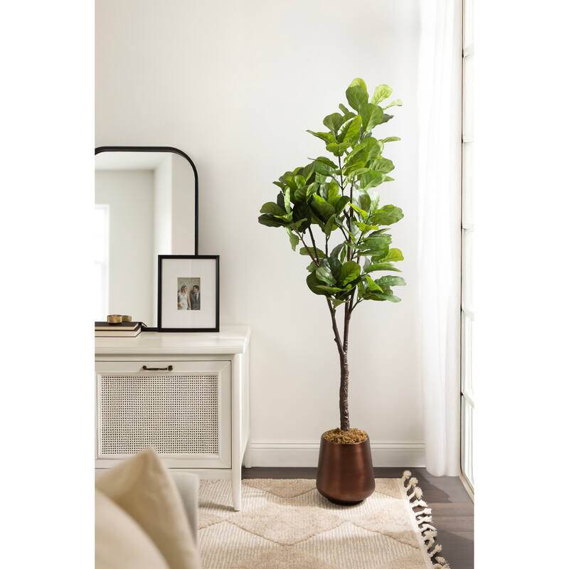 Kate and Laurel Portell Metal Planter