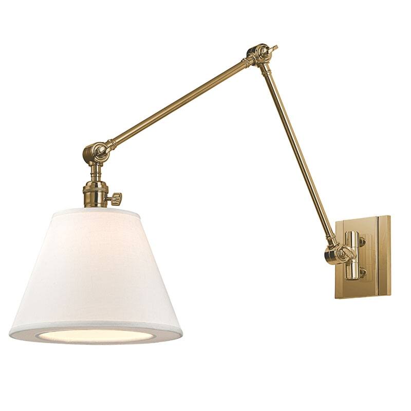 Hudson Valley Lighting Hillsdale Single Light 13" Tall Wall Sconce - Aged Brass