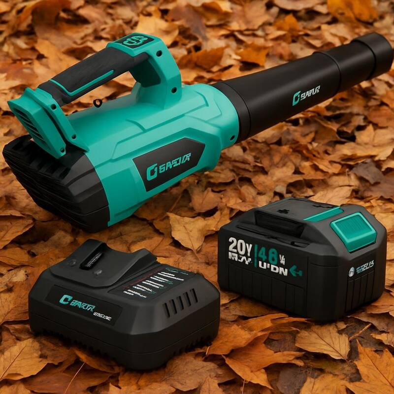 Leaf Blower Cordless Brushless, 490CFM & 2 Speed Modes - Green