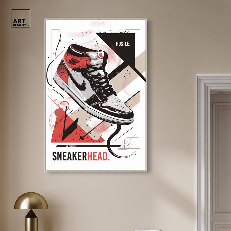 Stylish Sneakerhead Canvas by Art Remedy