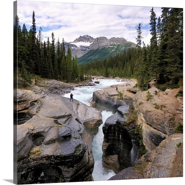 "Canyon, Canada" Canvas Wall Art