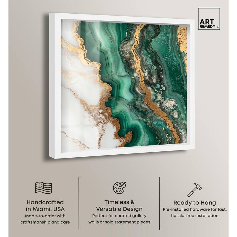 Malachite Majesty Shadowbox by Art Remedy