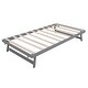preview thumbnail 8 of 32, Full Size Platform Bed with Adjustable Trundle, Headboard for Added Stability, Pine Wood and MDF Construction, Grey