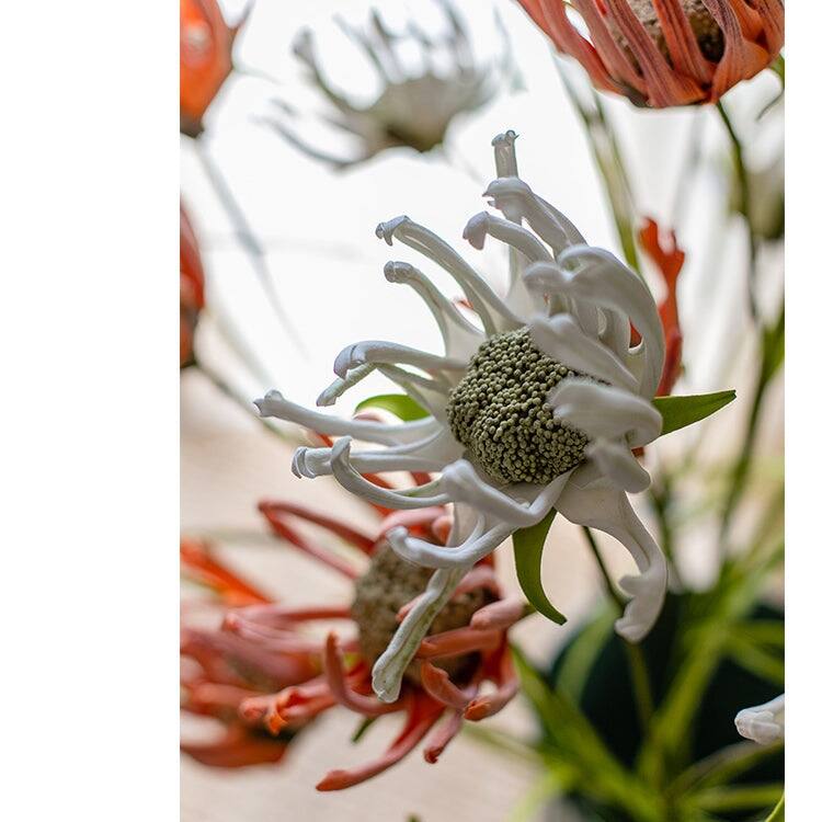 RusticReach Colored Art Sunflower Stem 39" Tall