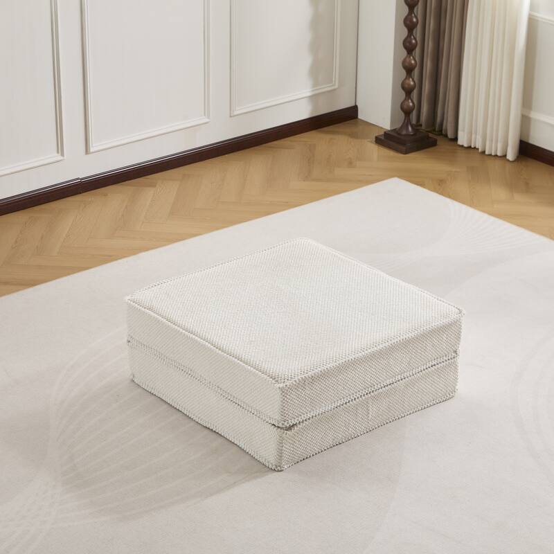 Compression Mahjong Sofa,Convertible Floor Sofa Bed,DIY Boneless Modular Sectional Sofa,No Assembly Required