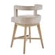 preview thumbnail 6 of 9, Madison Park Glenwood 180 degree Swivel Counter Stool Auto-Return