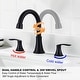 preview thumbnail 12 of 40, WOWOW 8 in. Widespread Double Handle Bathroom Faucet with Pop Up Drain