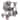509 Crew: Melange Flora - Kelly Deluxe Doll Pram - Matching Bag, 3+