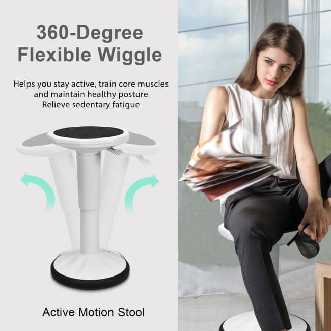 Height Adjustable Active Learning Stool Wobble Chair