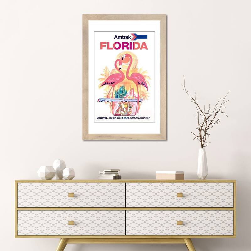 iCanvas "Amtrak Florida" by Unknown Artist