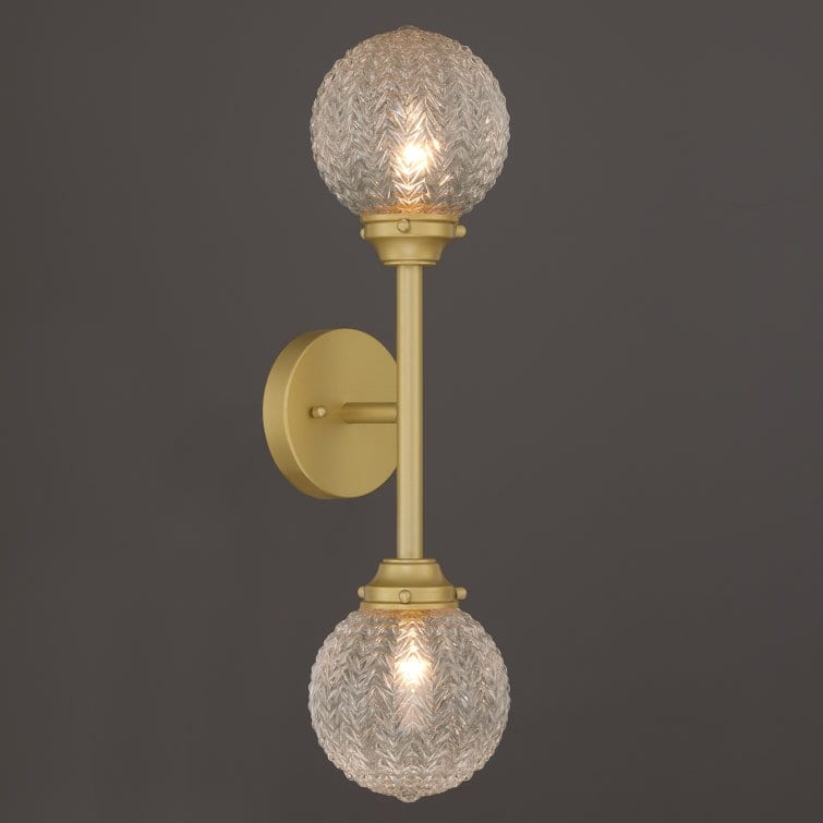 Mid-century Modern Gold 1-light Sconce LED Dimmable Wall Lights with UL