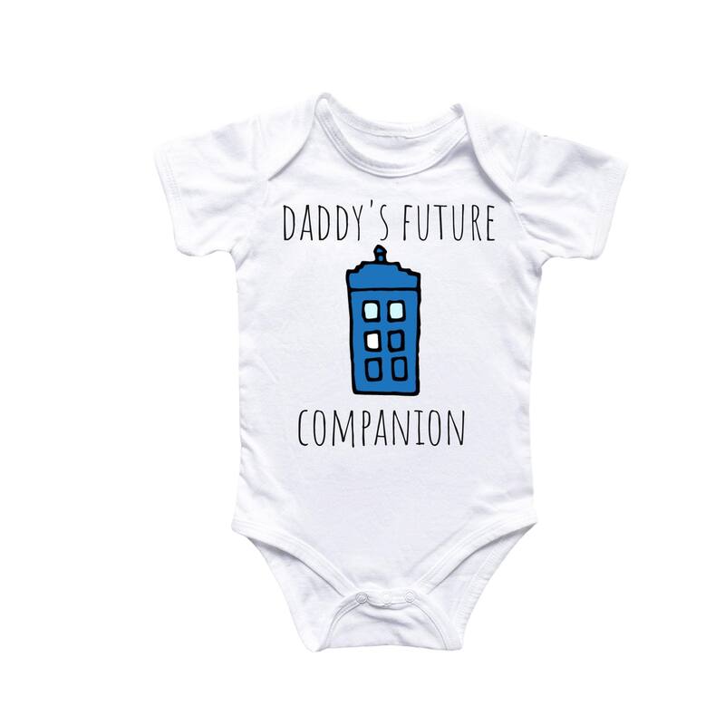 Police Box Time Travel - Baby Boy Girl Clothes Infant Bodysuit Funny Cute Newborn 3 - Pink - 0-3M