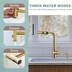 preview thumbnail 34 of 79, WOWOW Single Handle Waterfall Pull Down Sprayer Kitchen Faucet