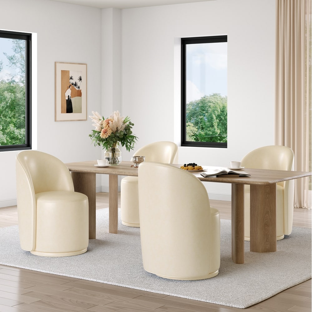 23.5" Wide Swivel Side Chair for Dining Room, Living Room