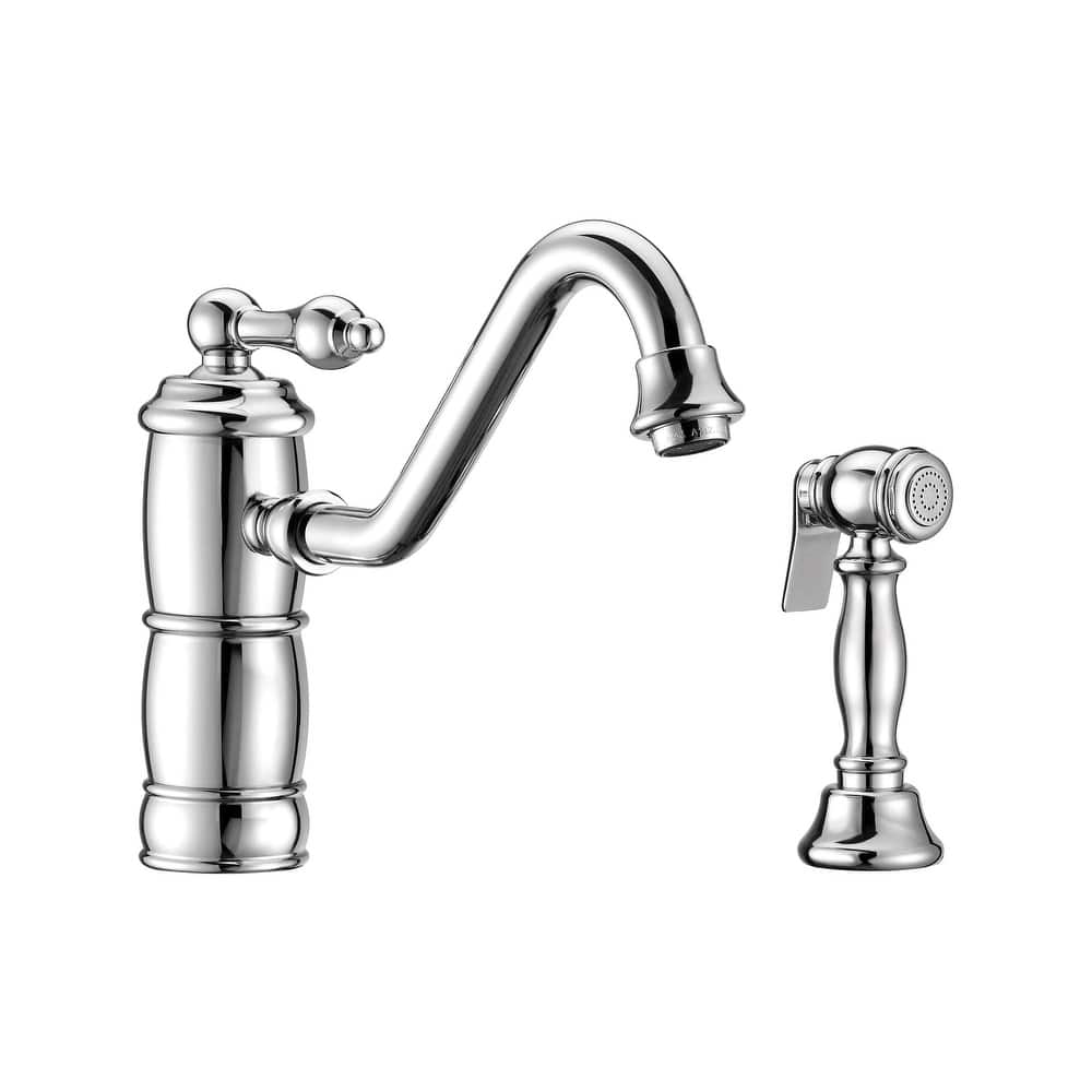 Whitehaus Vintage III Plus 1.5 GPM Single Hole Kitchen Sink Faucet -