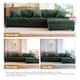 118.4"W Plush Modular Sectional Sofa with Pillows