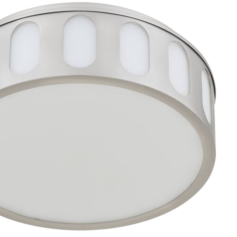 Bantom 11" Brushed Nickel LED Flush Mount Ceiling Light