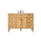 preview thumbnail 6 of 7, Elegant Lighting VF12548 Park Avenue 48" Free Standing Single Basin Natural Wood - Wood Finish