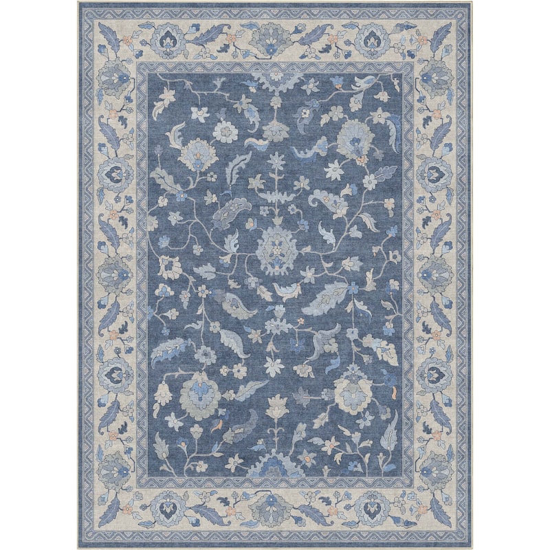 Well Woven Ushak Mardin Updated Traditional Boho Flat-Weave Area Rug