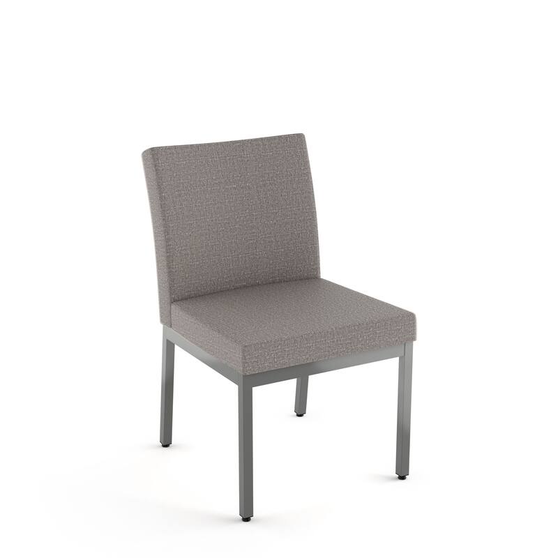 Amisco Perry Set of 2 Upholstered Dining Chairs with Metal Legs