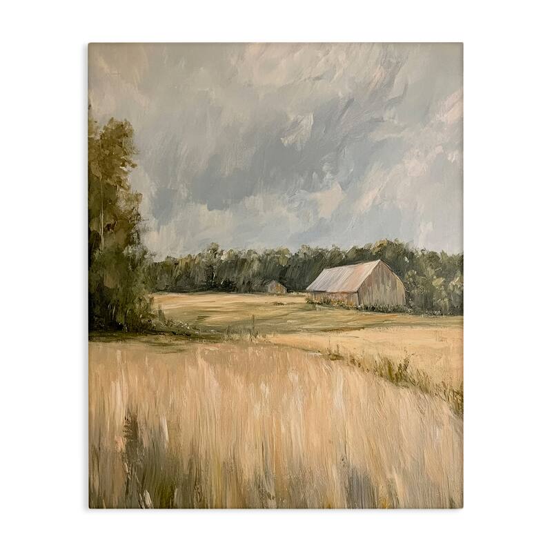 Stupell Natural Farm's Wispy Grasses Canvas Wall Art Design By Petal Prints Design - 36 x 48