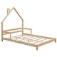 preview thumbnail 14 of 52, House-Shaped Headboard Floor Bed with Bed Platform