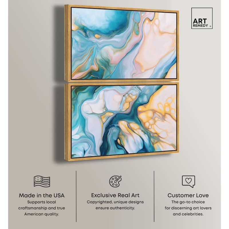 Visions Pastel III Canvas Set of 2 by Art Remedy