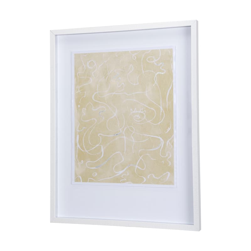 Thread Yellow II Framed Art Print